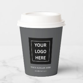 シンプルミニマルカスタムロゴ&文字プロモーション 紙コップ