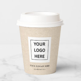 シンプルミニマルカスタムロゴ&文字プロモーション 紙コップ