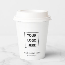 シンプルミニマルカスタムロゴ&文字プロモーション 紙コップ