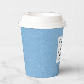 シンプルミニマルカスタムロゴ&文字プロモーション 紙コップ (右)