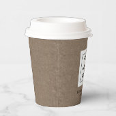 シンプルミニマルカスタムロゴ&文字プロモーション 紙コップ (右)