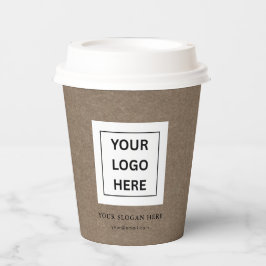 シンプルミニマルカスタムロゴ&文字プロモーション 紙コップ