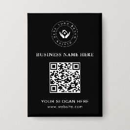 シンプルミニマルカスタムロゴ&文字プロモーション 缶バッジ