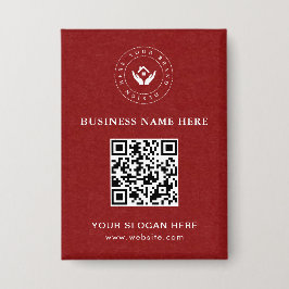 シンプルミニマルカスタムロゴ&文字プロモーション 缶バッジ