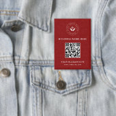 シンプルミニマルカスタムロゴ&文字プロモーション 缶バッジ (インサイチュ)