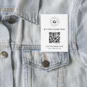 シンプルミニマルカスタムロゴ&文字プロモーション 缶バッジ (インサイチュ)