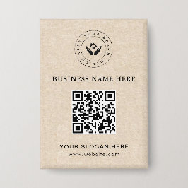 シンプルミニマルカスタムロゴ&文字プロモーション 缶バッジ