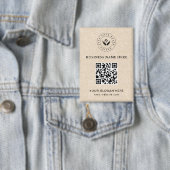 シンプルミニマルカスタムロゴ&文字プロモーション 缶バッジ (インサイチュ)