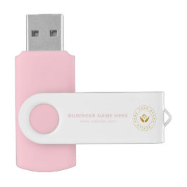 シンプルミニマルカスタムロゴ&文字プロモーション USBフラッシュドライブ