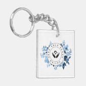 シンプルミニマルカスタム主義ロゴアクリル系キーチェーン キーホルダー (正面左)