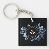 シンプルミニマルカスタム主義ロゴアクリル系キーチェーン キーホルダー (正面)