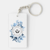 シンプルミニマルカスタム主義ロゴアクリル系キーチェーン キーホルダー (裏面)