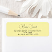 シンプルミニマルカスタム差出人住所ラベル ラベル (インサイチュ)