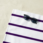 シンプルミニマルカスタム文字 ビーチタオル (インサイチュ)