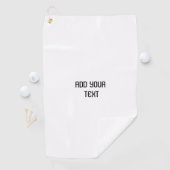 シンプルミニマルカスタム水の色を追加ロゴwebサイト ゴルフタオル (インサイチュ)