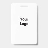 シンプルミニマルカスタム水の色を追加ロゴwebサイト バッジ (裏面)