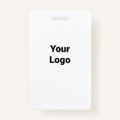 シンプルミニマルカスタム水の色を追加ロゴwebサイト バッジ (正面)