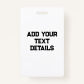 シンプルミニマルカスタム水の色を追加ロゴwebサイト バッジ (裏面)