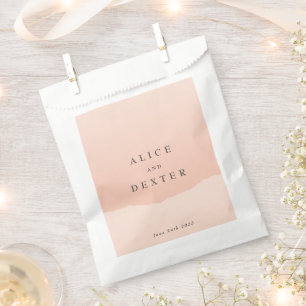 シンプルミニマルカラフル結婚赤面 フェイバーバッグ