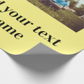 シンプルミニマルクリスマス追加文字w ラッピングペーパー (角)