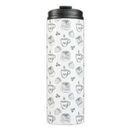 シンプルミニマルコーヒーストロベリーホワイト タンブラー