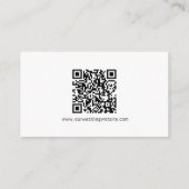 シンプルミニマルス結婚クリプト エンクロージャーカード (裏面)