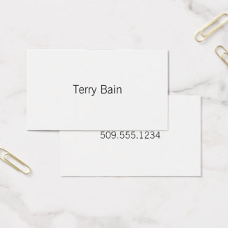 シンプルミニマルセンターフロントとバック