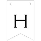 シンプルミニマルハッピーバースデーカスタムバンティング旗 バンティングフラッグ (第2の旗)