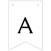 シンプルミニマルハッピーバースデーカスタムバンティング旗 バンティングフラッグ (第3の旗)