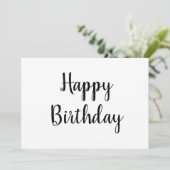 シンプルミニマルハッピーバースデー (スタンド正面)