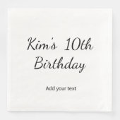 シンプルミニマルハッピーバースデー (正面)