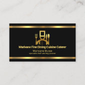 シンプルミニマルフェイク金ゴールド行カテゴリ 名刺 (正面)