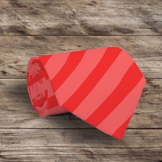 シンプルミニマルフェスティバルレッドはっきりしたパタストライプのーン ネクタイ