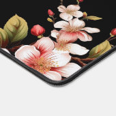 シンプルミニマルフローラ水の色のパターン名 デスクマット (コーナー)