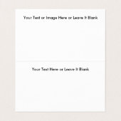 シンプルミニマルプロフェッショナルフォルダーカスタム 名刺 (内部フラット)