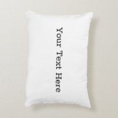 シンプルミニマルモダンカスタム引用文またはメッセージ アクセントクッション (裏面(縦))