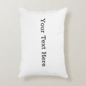 シンプルミニマルモダンカスタム引用文またはメッセージ アクセントクッション (正面(垂直))