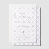 シンプルミニマルモダンカスタム結婚写真 ベラム紙招待状 (オフセット (招待状))