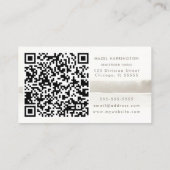 シンプルミニマルモダンナートラル名刺 名刺 (裏面)