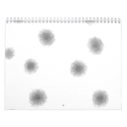 シンプルミニマルモダンモノグラムエレガントスタイルシック カレンダー (カバー)