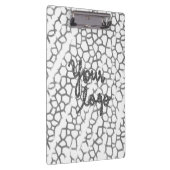 シンプルミニマルモダンモノグラムエレガントスタイルシック クリップボード (右)