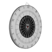 シンプルミニマルモダンモノグラムエレガントスタイルシック ダーツボード (正面左)