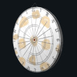 シンプルミニマルモダンモノグラムエレガントスタイルシック ダーツボード<br><div class="desc">デザイン</div>