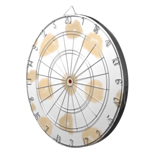 シンプルミニマルモダンモノグラムエレガントスタイルシック ダーツボード (正面右)