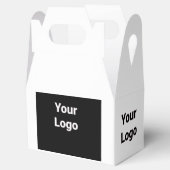 シンプルミニマルモダンモノグラムエレガントスタイルシック フェイバーボックス (オープン)