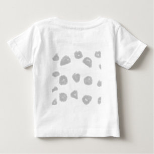 シンプルミニマルモダンモノグラムエレガントスタイルシック ベビーTシャツ