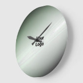 シンプルミニマルモダンモノグラムエレガントスタイルシック ラージ壁時計 (傾斜)