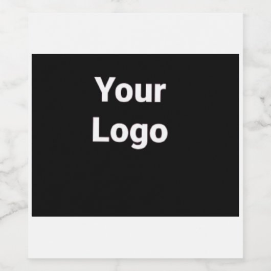 シンプルミニマルモダンモノグラムエレガントスタイルシック ワインラベル (シングルラベル)