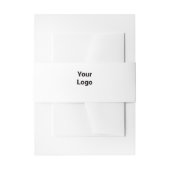 シンプルミニマルモダンモノグラムエレガントスタイルシック 招待状ベリーバンド (正面例)