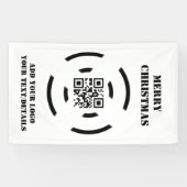 シンプルミニマルモダンモノグラムエレガントスタイルシック 横断幕 (横)